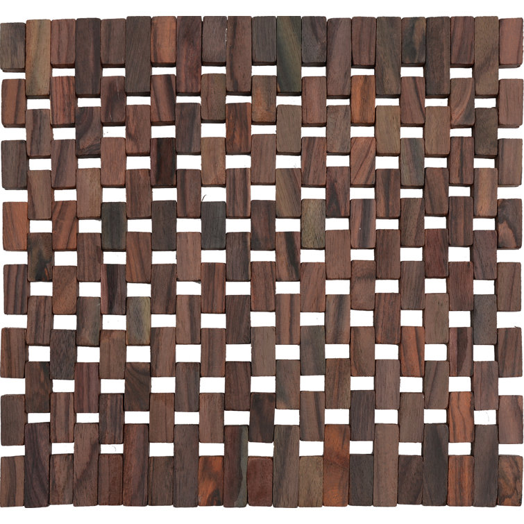 Creative Tops Naturals Wood Geometric Rectangle Placemat Wayfair.co.uk